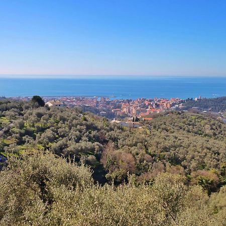 Vila La Vivagna - Casa Vista Mare Tra Gli Ulivi Leivi Exteriér fotografie